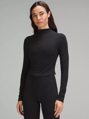 Lululemon All Aligned Mock Neck Long Sleeve Shirt